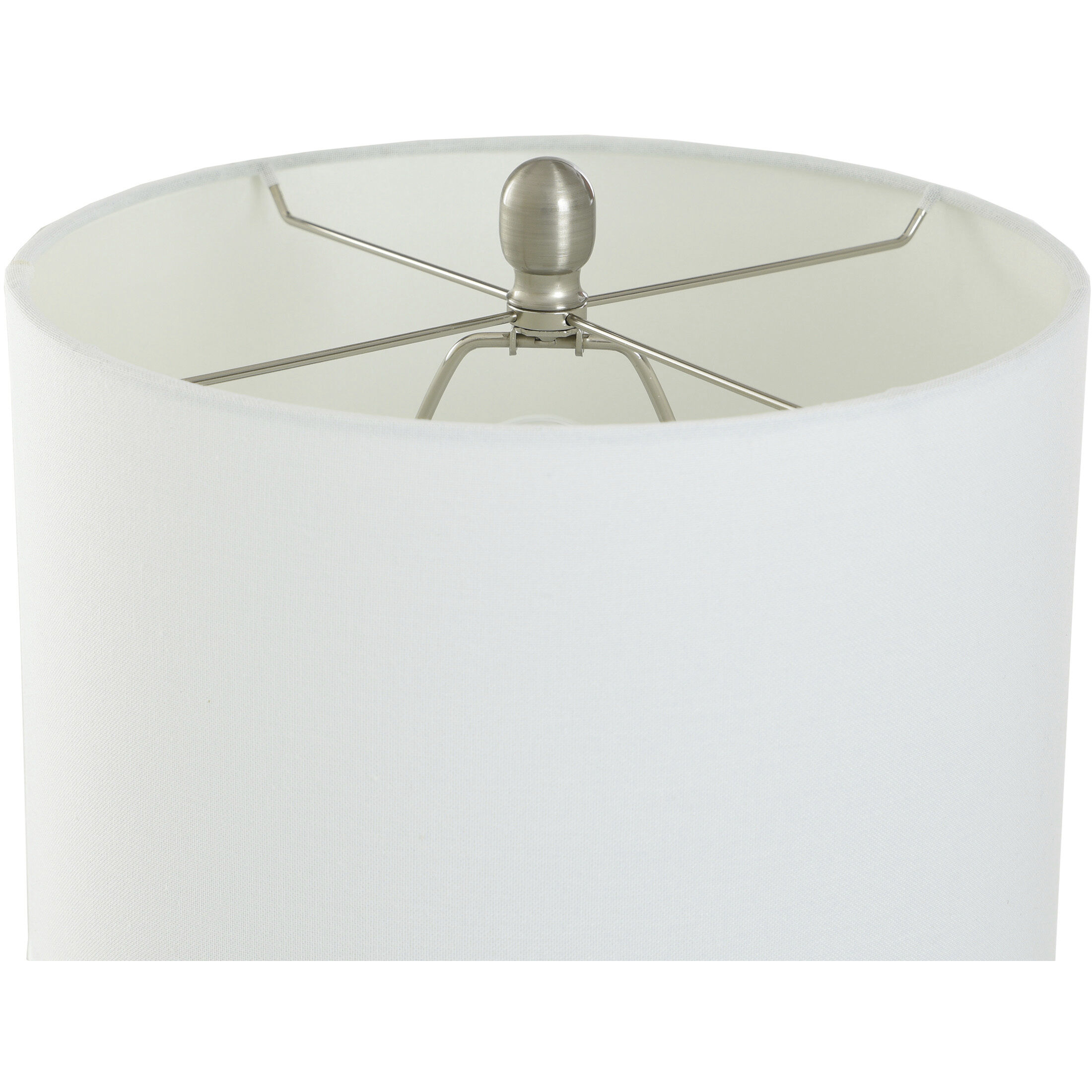 Joni 21 inch 60 watt White Table Lamp Portable Light