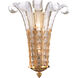 Metropolitan Family Collection Wall Sconce Wall Light in French Gold