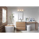 Karlie 3 Light 22.5 inch Chrome Vanity Light Wall Light