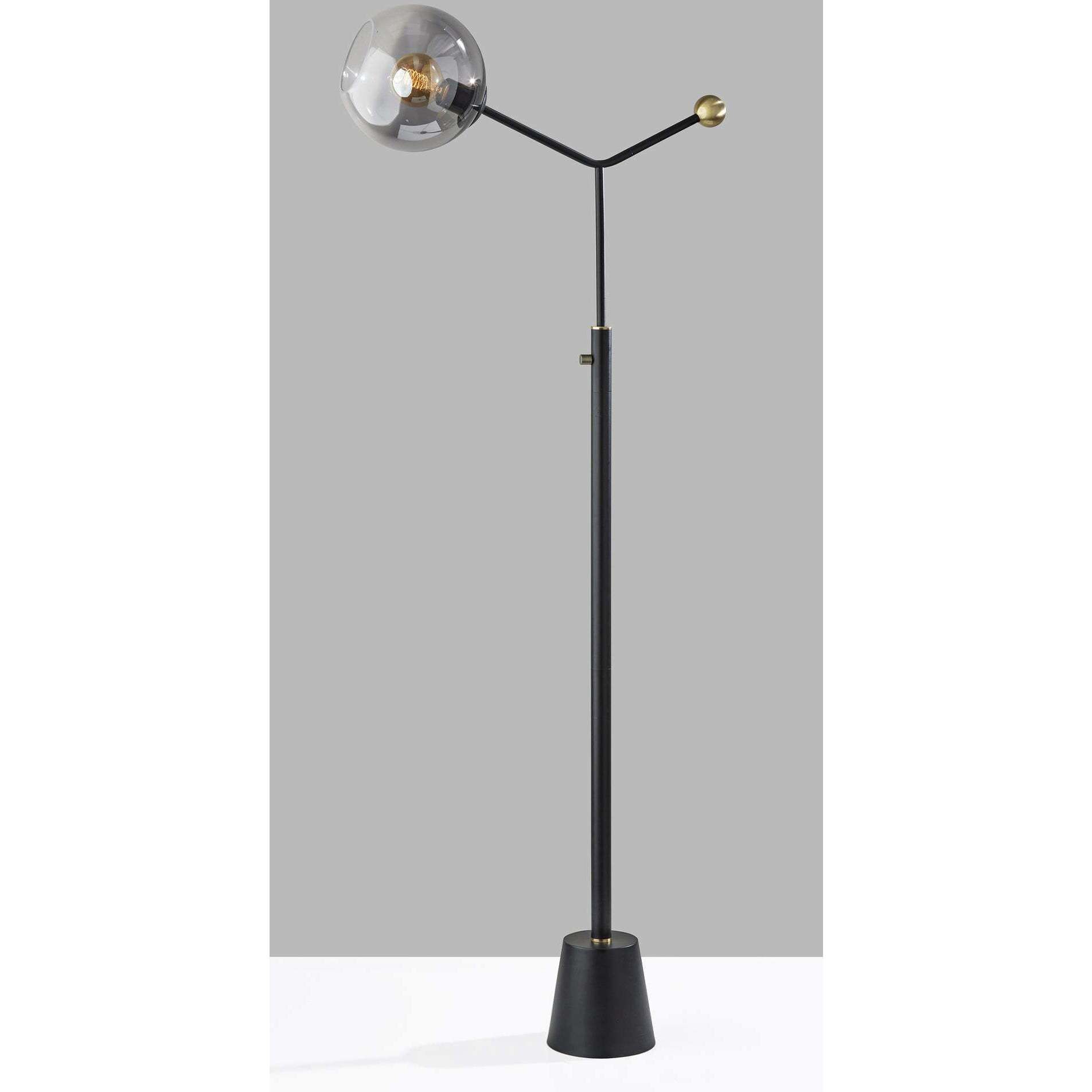 Dusk 62 inch 40.00 watt Black Floor Lamp Portable Light
