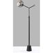 Dusk 62 inch 40.00 watt Black Floor Lamp Portable Light