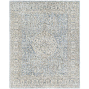 Once Upon a Time 106.3 X 77.17 inch Light Gray / Tan / Pale Blue / Gray / Denim / Medium Gray Machine Woven Rug in 6.5 x 9