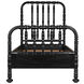 Bachelor Hand Rubbed Black Bed, Twin