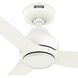 Mazzini 52 inch Matte White Outdoor Ceiling Fan