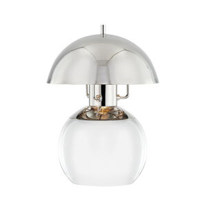 Bayside 11 inch Polished Nickel Table Lamp Portable Light