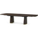 Hyde Park 128 X 48 inch Gallery Gold Dining Table, Wooden, Spencer Green Park