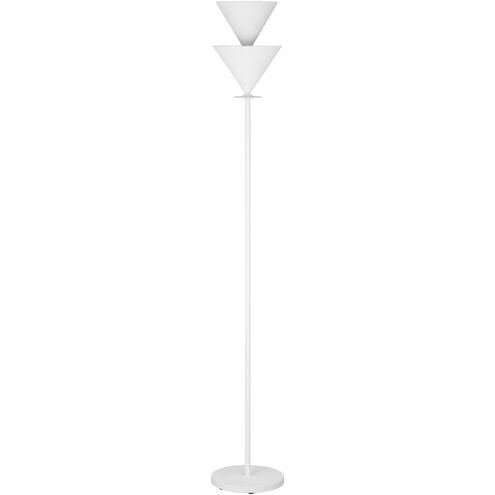 Christiane Lemieux Cornet 70 inch 9 watt Cast Plaster Floor Lamp Portable Light