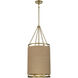 Minka-Lavery Windward Passage 4 Light 15 inch Soft Brass Pendant Ceiling Light 3864-695 - Open Box