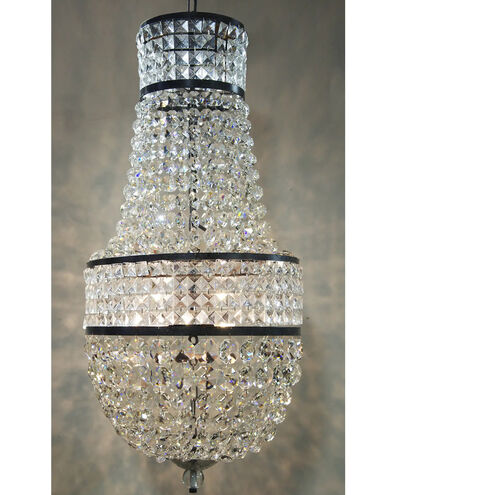 Anna 4 Light 20 inch Matte Black Chandelier Ceiling Light