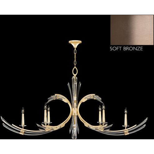 Trevi 6 Light 68 inch Bronze Chandelier Ceiling Light