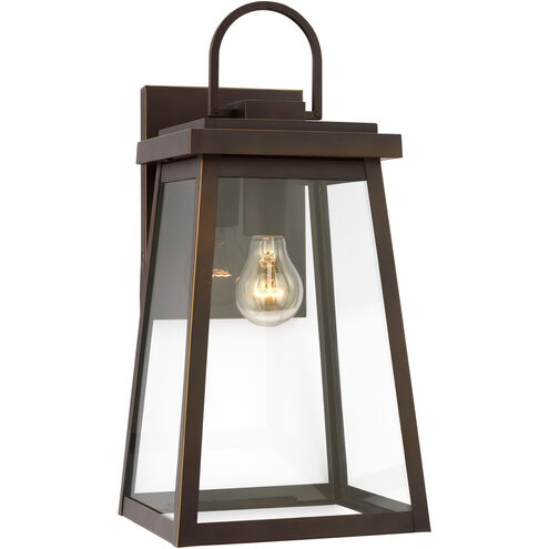 Founders 1 Light 18 inch Antique Bronze Outdoor Wall Lantern