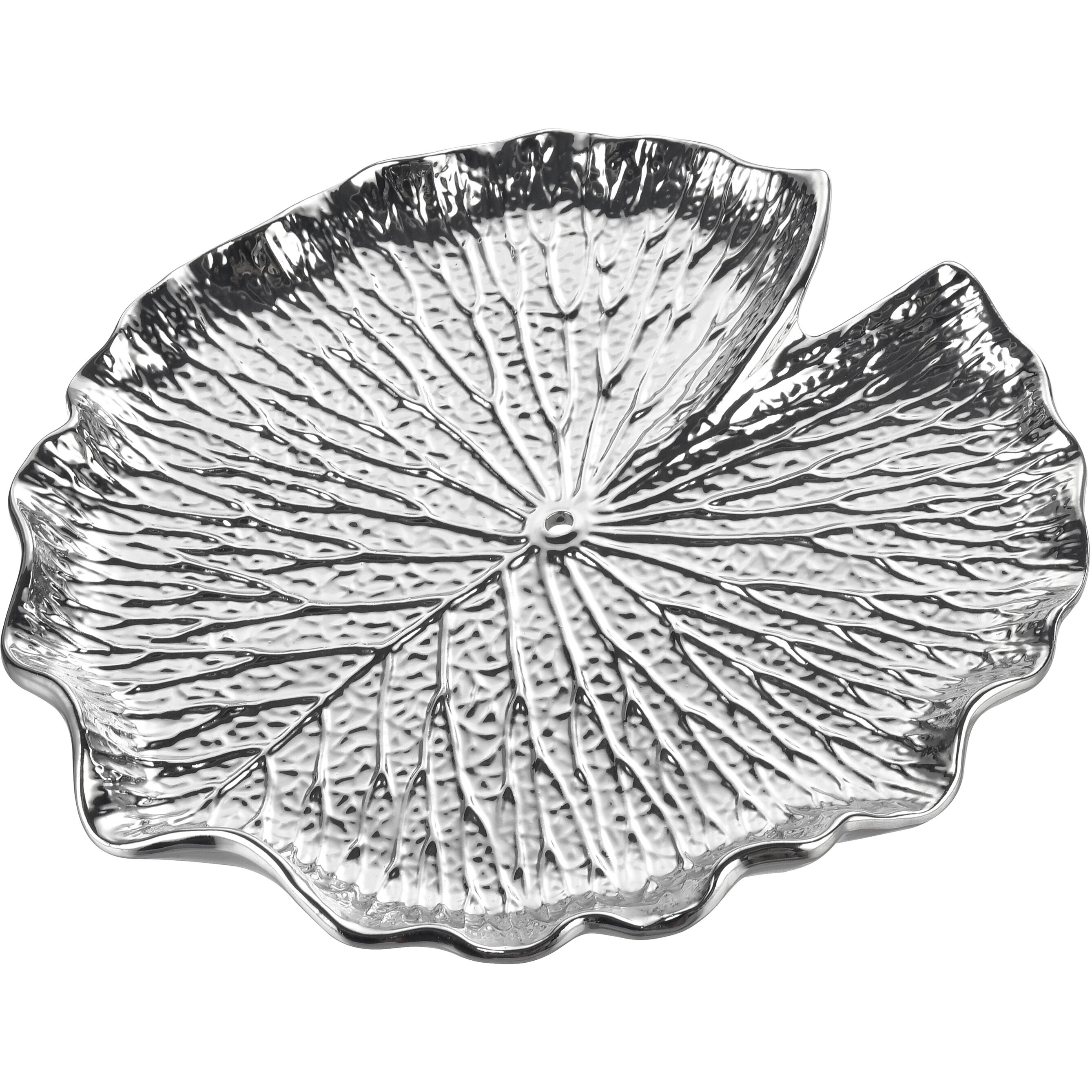 Lilypad Silver Dimensional Wall Art, Set of 4