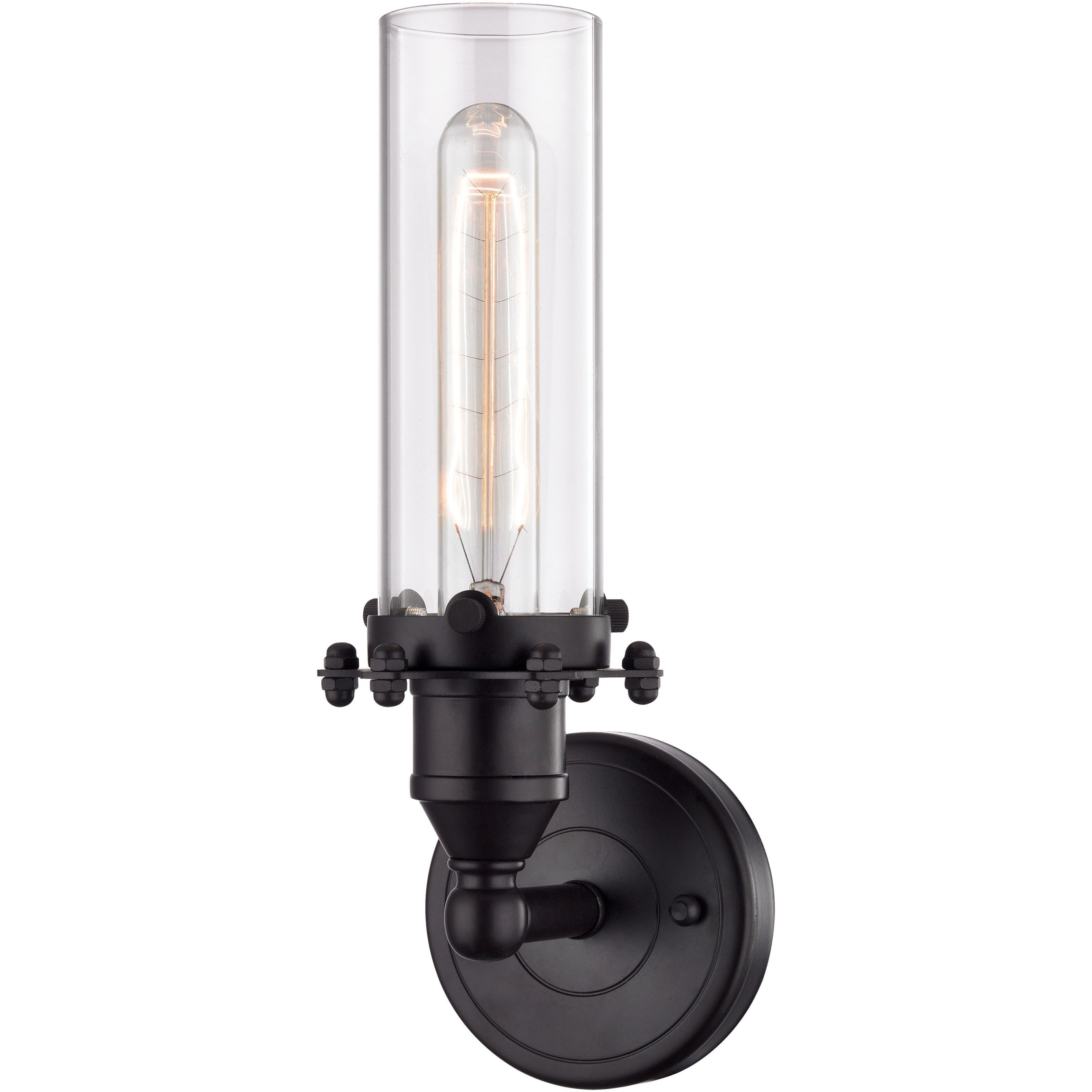 Fulton Sconce Wall Light in Oil Rubbed Bronze