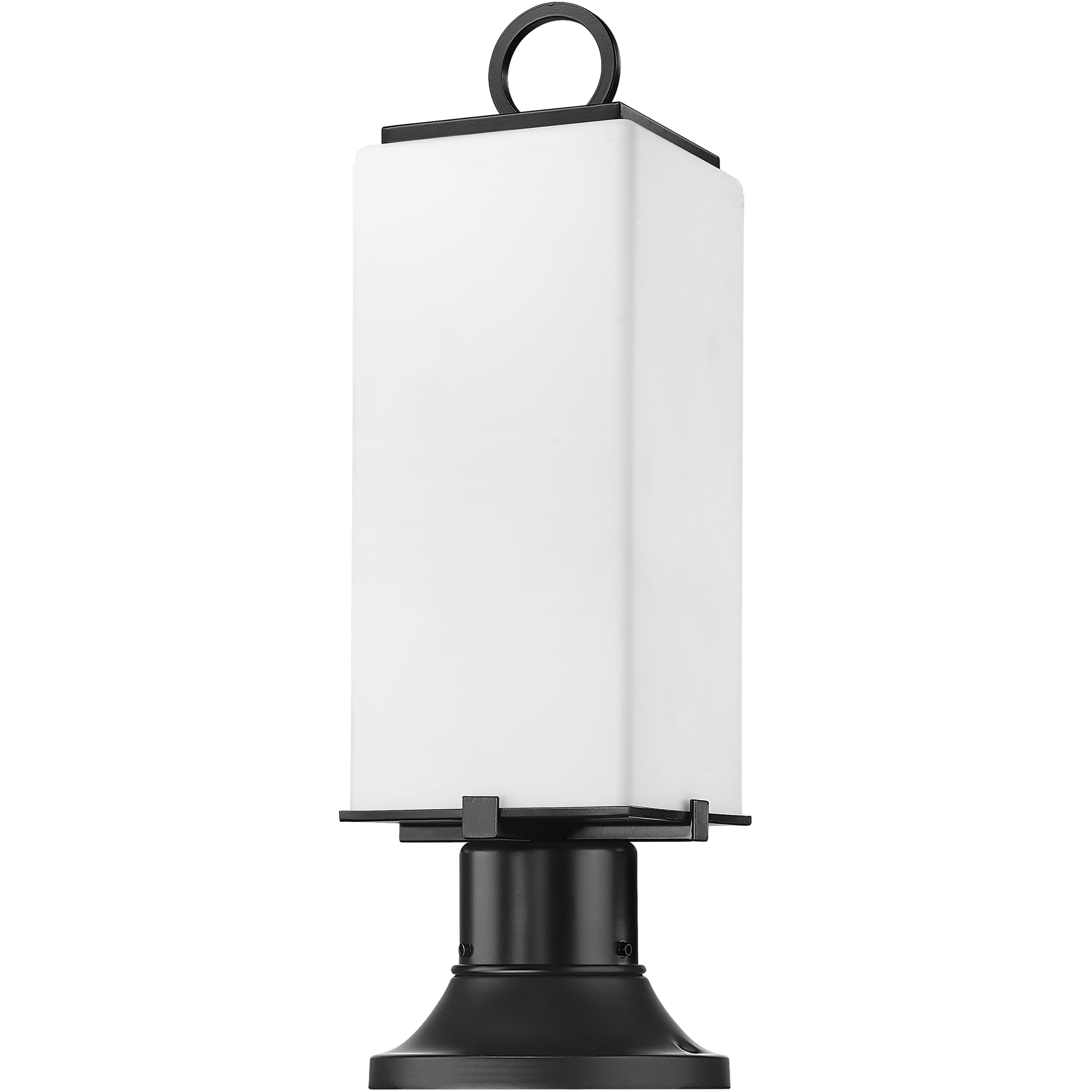 Sana 2 Light 22.25 inch Black Outdoor Pier Mounted Fixture