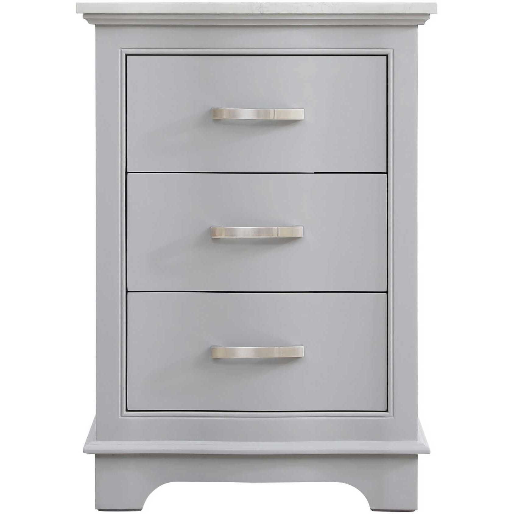 Knox 24 X 34 inch Grey Bathroom Vanity Cabinet