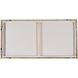Hazy Lake White and Gray and Green and Brown Framed Landscape Art