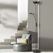 Contemporary 71 inch 100.00 watt Matte Black Task Floor Lamp Portable Light, Gooseneck