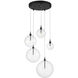 Modern LED 28 inch Oil Rubbed Bronze Pendant Ceiling Light