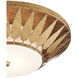 Floris LED 22 inch Autumn Gold Flush Mount Ceiling Light
