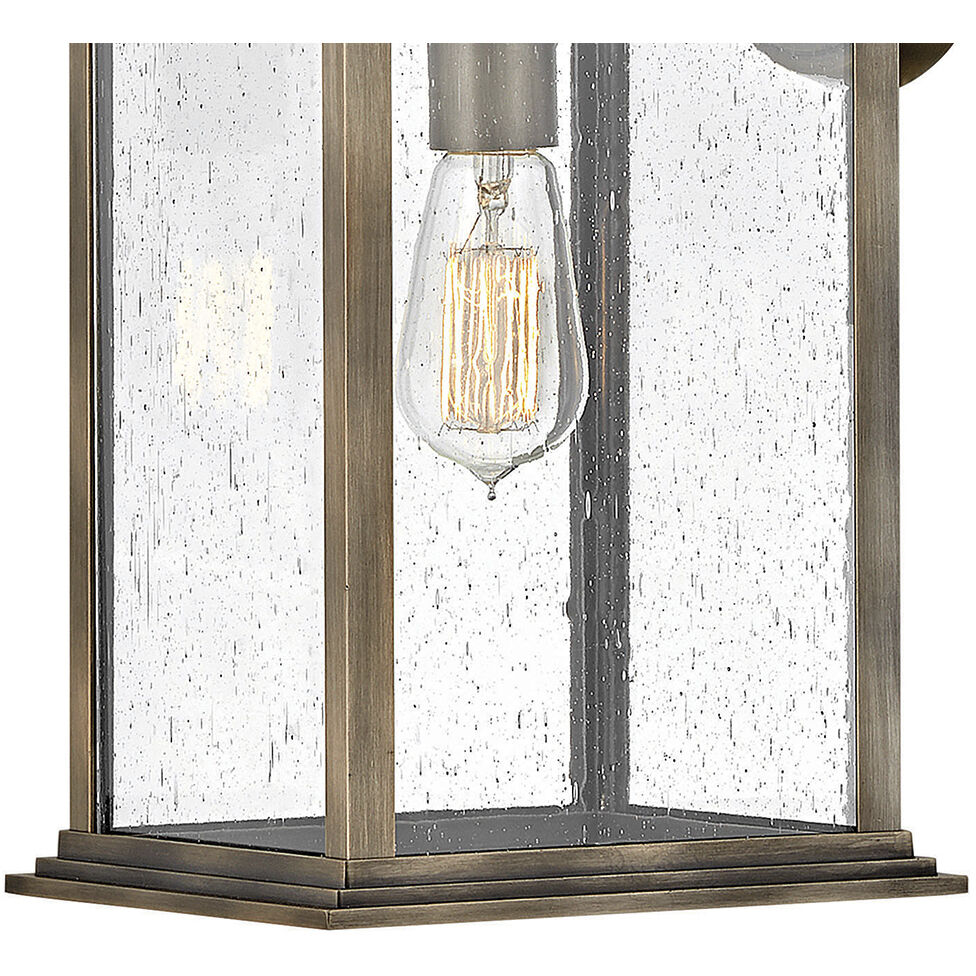 Grant Outdoor Wall Mount Lantern in Burnished Bronze