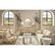 Notch Side Table in White Bleach, Round