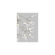 Sean Lavin Spur Grande LED 41.1 inch Aged Brass Chandelier Ceiling Light, Integrated LED