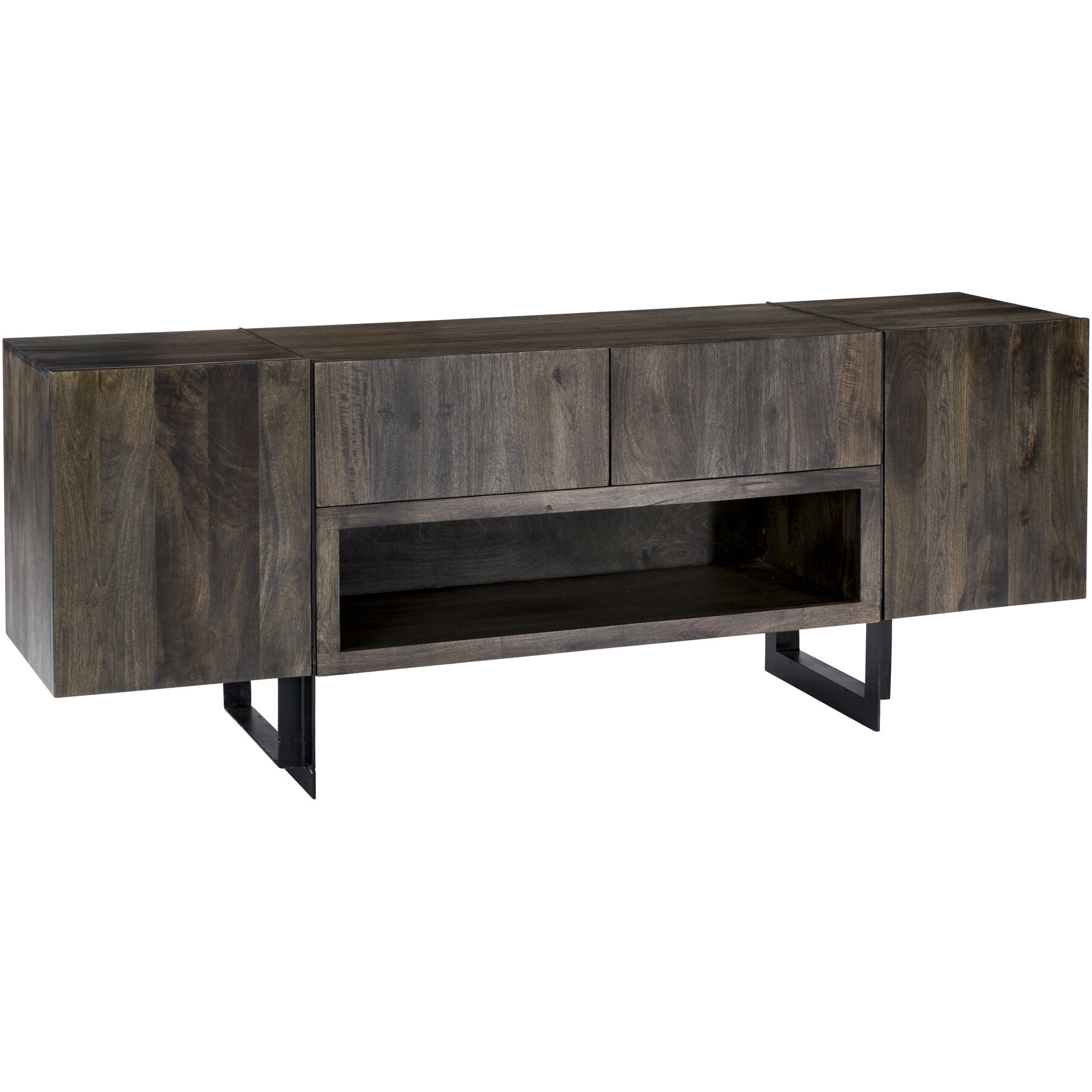 Tiburon 72 inch Natural Media Cabinet