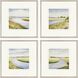 Landscapes Collection Blue Framed Art