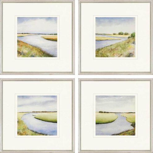 Landscapes Collection Blue Framed Art