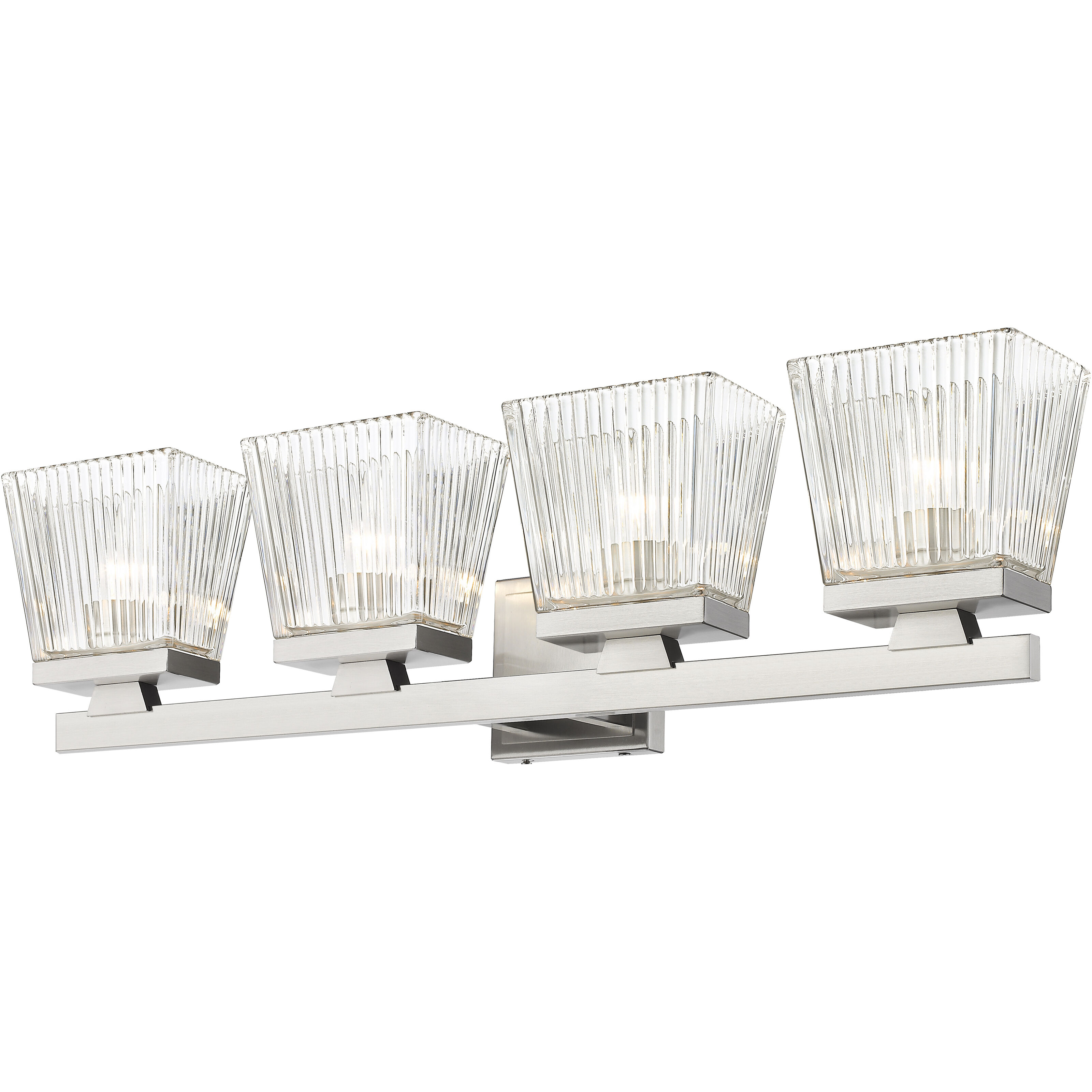 Astor 4 Light 29 inch Brushed Nickel Vanity Wall Light