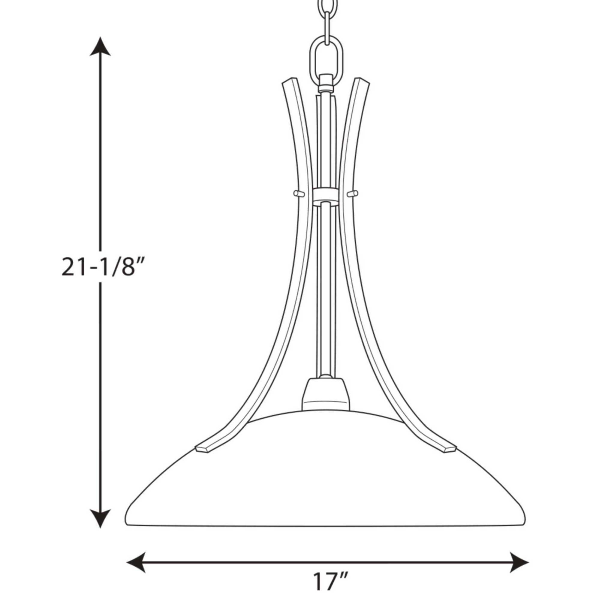 Wisten 1 Light Brushed Nickel Pendant Ceiling Light