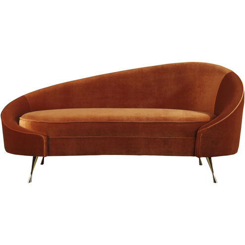 Abigail Orange Chaise