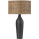 Wingdale 29 inch 15.00 watt Aged Brass and Ceramic Black Ash Table Lamp Portable Light