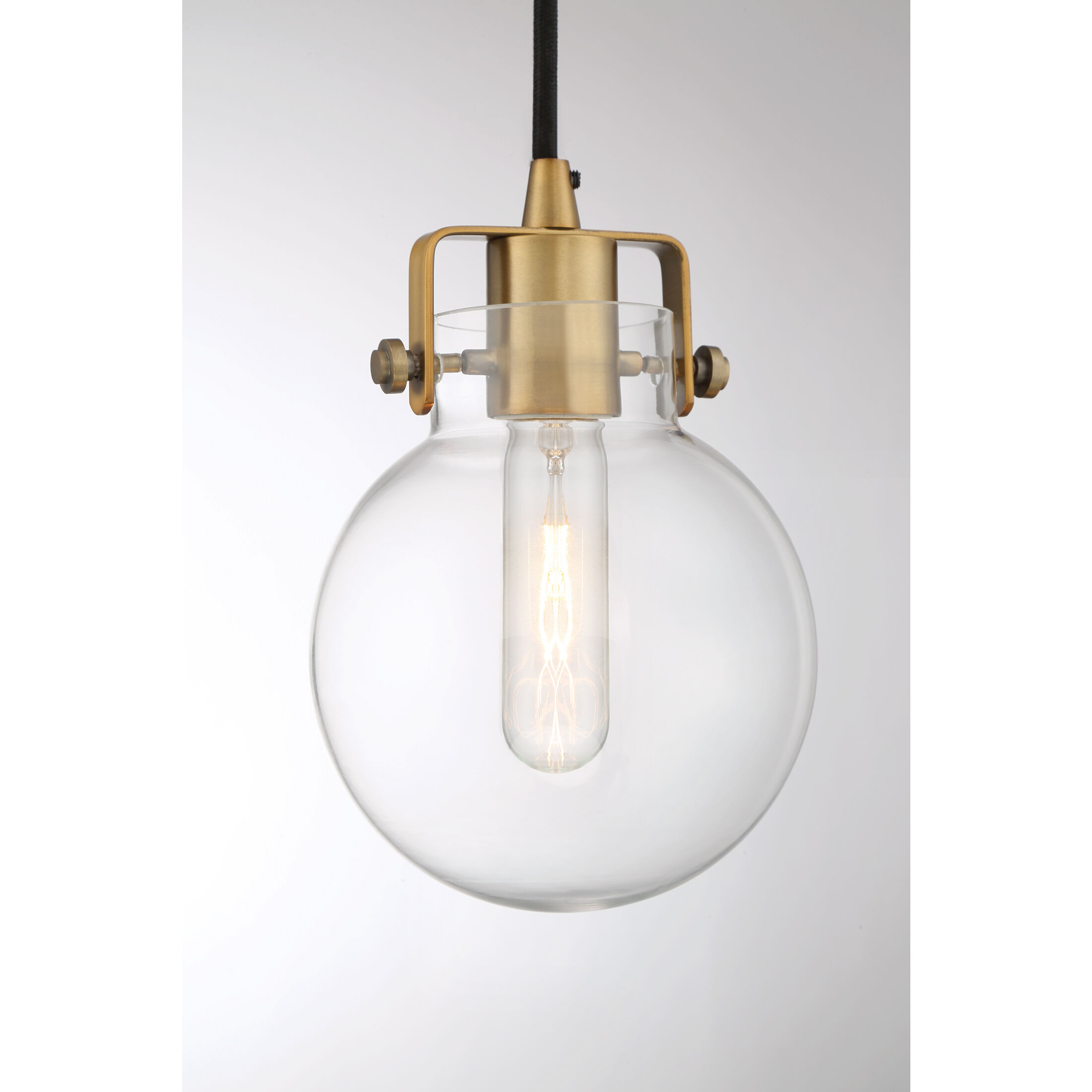 Sidwell 1 Light 6 inch Weathered Brass Mini Pendant Ceiling Light