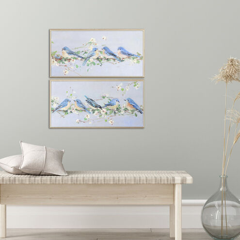Florals 25 X 13 inch Non-Glass Framed Art