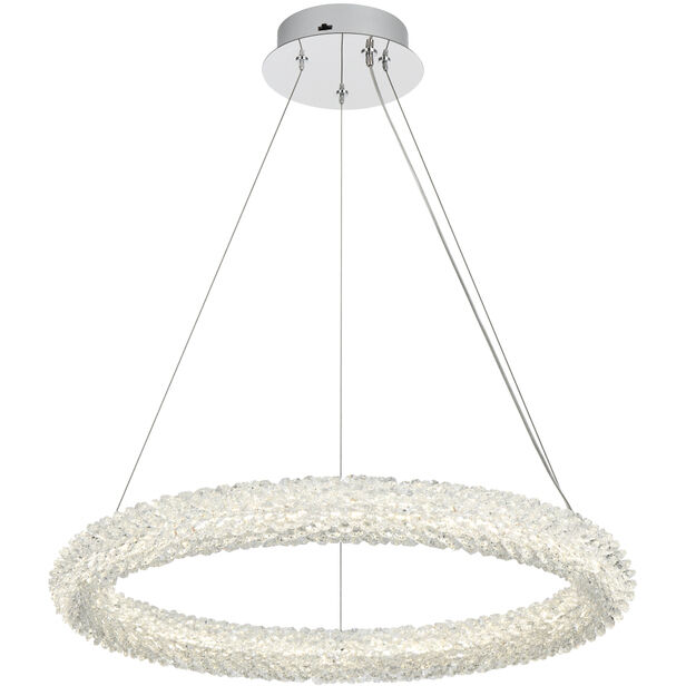 Bowen 1 Light 24 inch Chrome Chandelier Ceiling Light