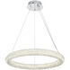 Bowen 1 Light 24 inch Chrome Chandelier Ceiling Light