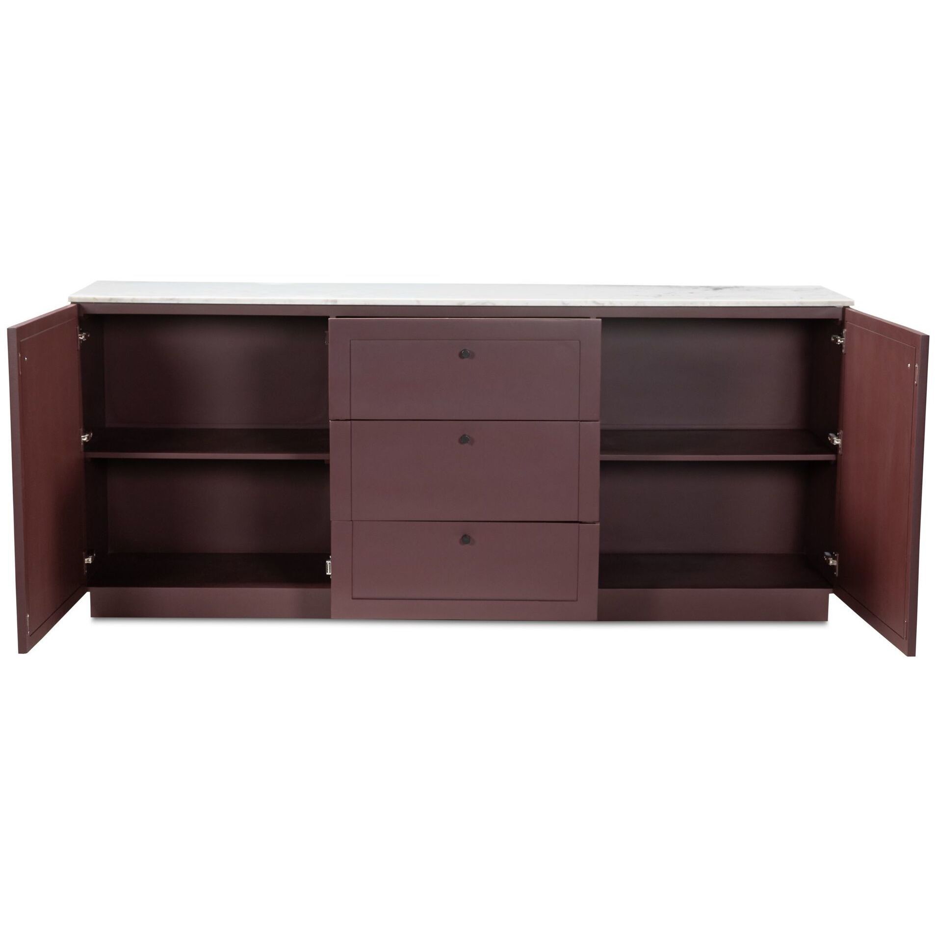 Nadine 78 X 20 inch Red Sideboard