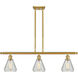 Ballston Conesus 3 Light 36.00 inch Island Light