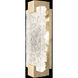 Terra Wall Sconce Wall Light in Gold, Clear Studio Glass
