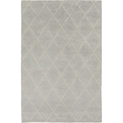 Jaque 36 X 24 inch Light Gray/Ivory Rugs, Bamboo Silk