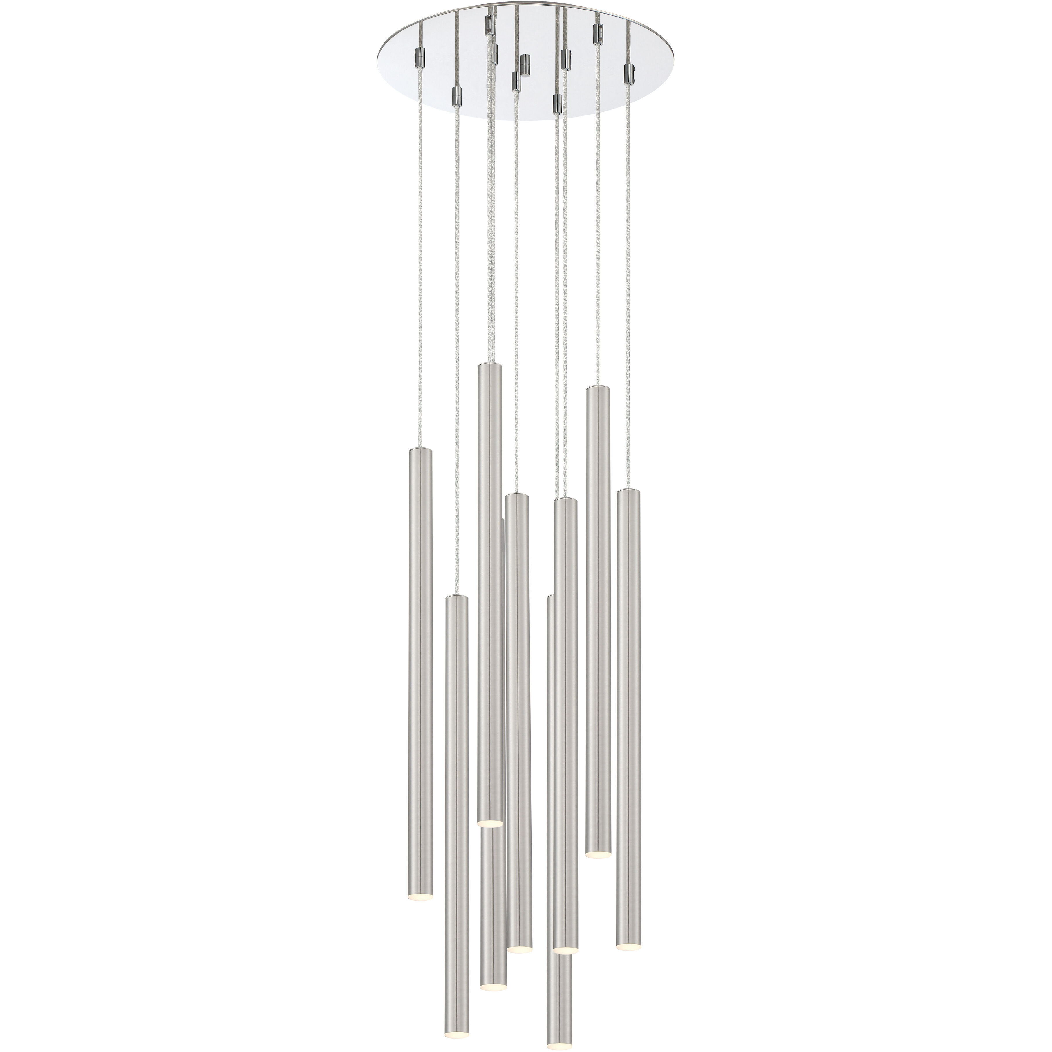 Forest LED 16 inch Chrome Chandelier Ceiling Light