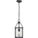 Barrington 1 Light 8.25 inch Matte Black Pendant Ceiling Light