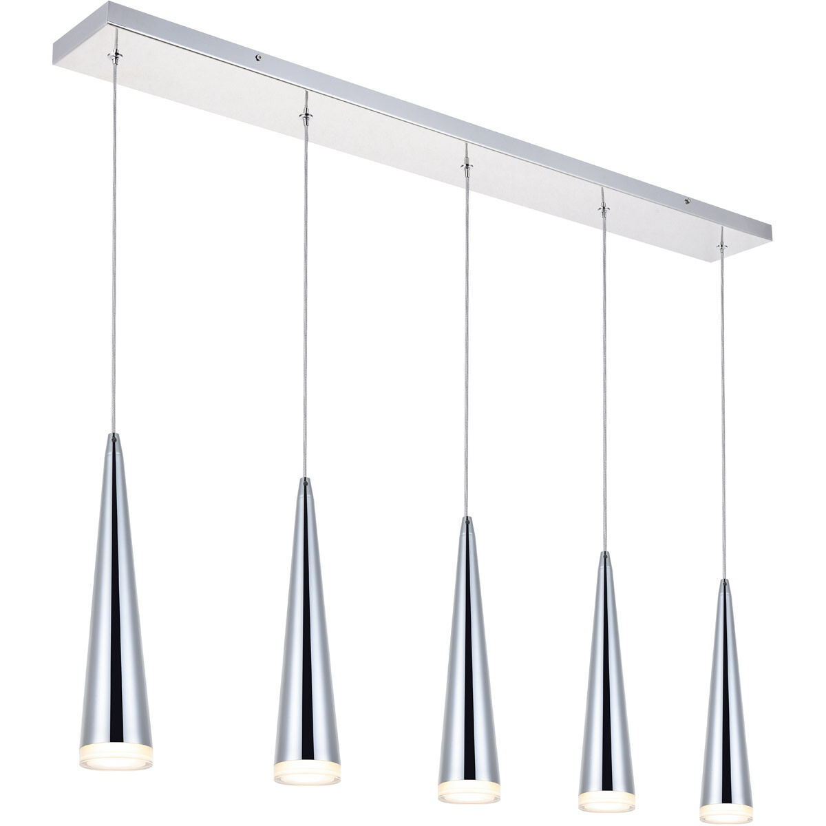 Fantasia LED 42 inch Chrome Pendant Ceiling Light