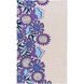 Skidaddle 114 X 90 inch Neutral and Purple Area Rug, Poly Acrylic