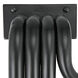 Sweeny 4 Light 19 inch Matte Black Sconce Wall Light