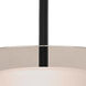 Pahu 8 1 Light Black Stem Pendant Ceiling Light
