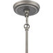 Orinoco 1 Light 8 inch Weathered Zinc Mini Pendant Ceiling Light
