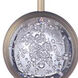 Glitzer 3.88 inch Brass Pendant Ceiling Light
