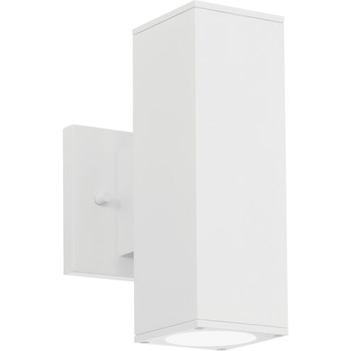 Cubix LED 9.42 inch White Outdoor Wall Light